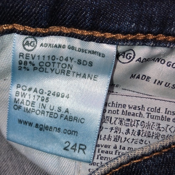 AG Adriano Goldschmeid size 24R the stilt jeans - Picture 8 of 14